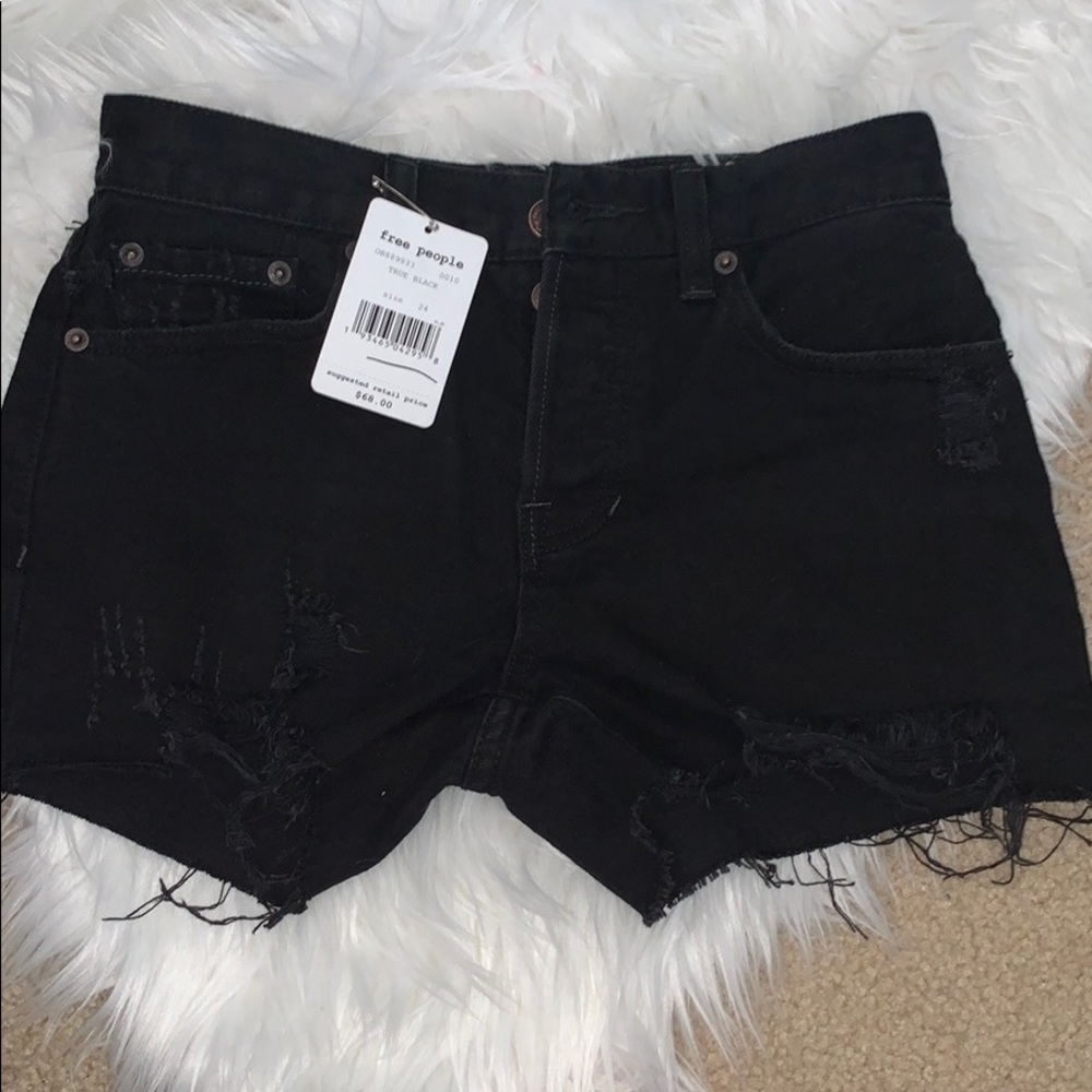Free people high rise shorts